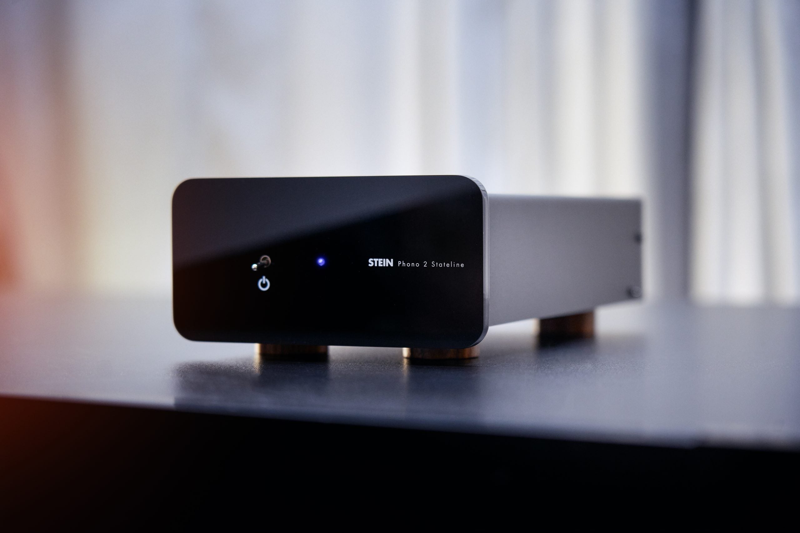 SteinMusic Stateline Phono 2 – High-End Phono Vorverstärker für MM und MC Tonabnehmer in minimalistischem Design